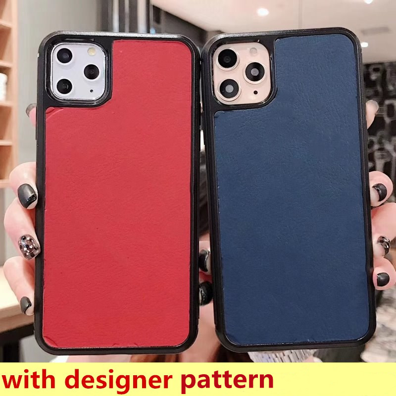 

Top Fashion Designer Phone Cases for iPhone 14 14plus 14pro 13 13pro 12 12pro 11 pro max Xs XR Xsmax 7 8 plus Embossed Leather Luxury Cellphone Cover, Black