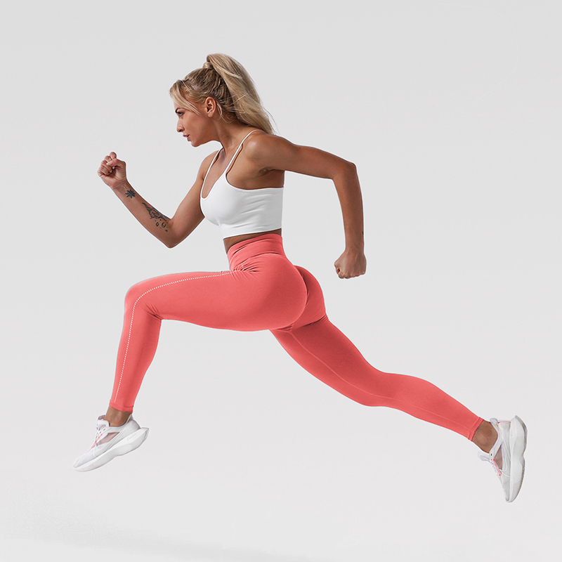 

Women Athletic Essential High Waisted Full Length Yoga Legging Pants Workout Leggings for Women Running Butt Lift Tights Pants, Brown