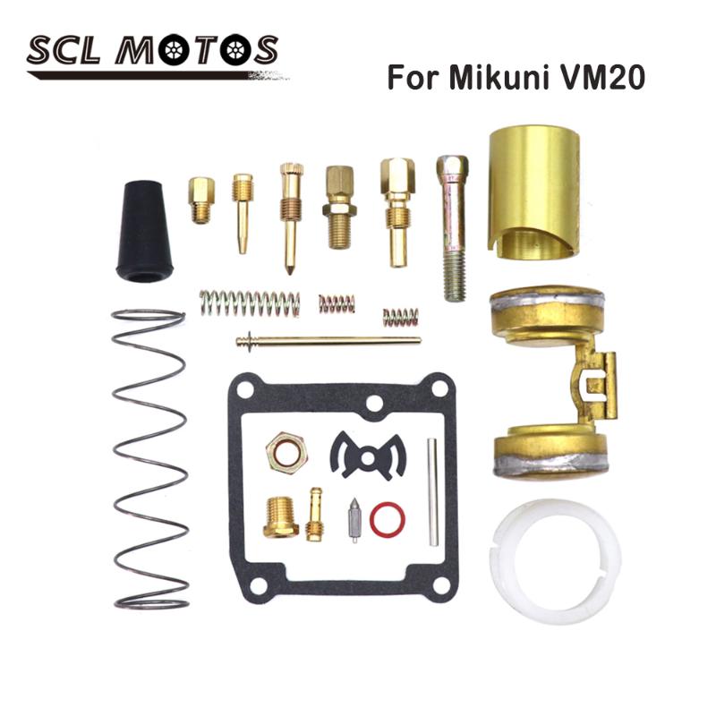 

Motorcycle Fuel System SCL MOTOS 1 Set Carburetor Carb Repair Kit With Spare Jets For Mikuni VM20