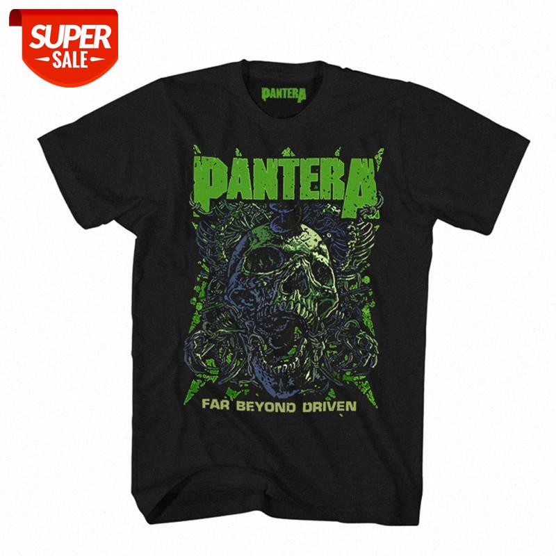 

PANTERA Far Beyond Pandora Band Thai Metal Skull Men's Xinjiang Pure Cotton Short Sleeve T-shirt #hU6s, White;black