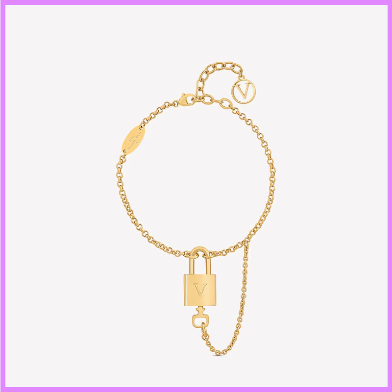 Street Fashion Women Bracelet Gold Clock And Key Bracelets Designers Jewelry High Quality Ladies For Party Gifts Accessories D222254F-image-754679782