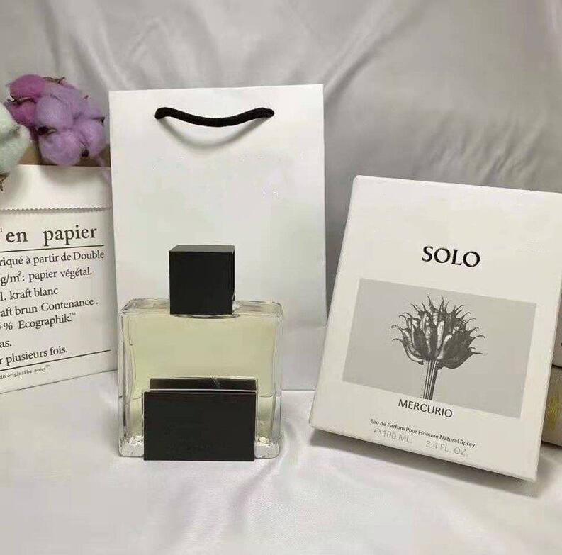 

High Quality SOLO MERCURIO EDP PERFUMES for man sexy charming Natural&Long-lasting Spray 100ml