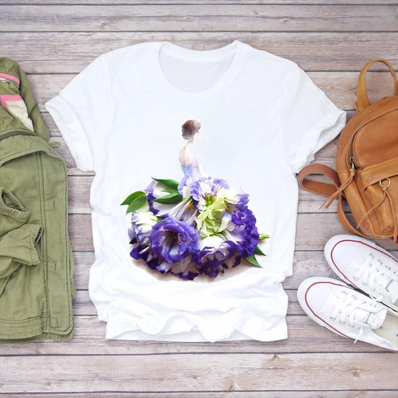 

mens cartoon elegant men t shirts short sleeve floral ladies lady print graphic female tee shirt, White;black