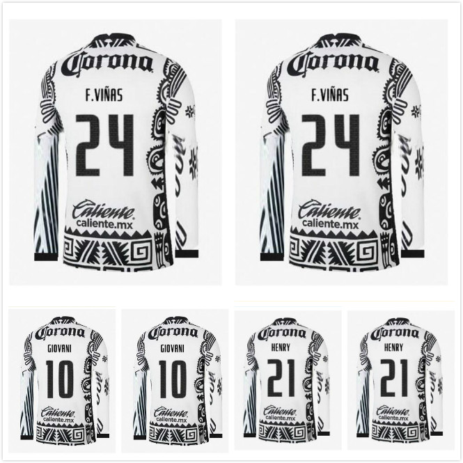 

Long sleeve 21 22 Club America Soccer Jerseys Liga MX Home Away Third American White soccer jersey football shirts Camisas de Futebol, 2021