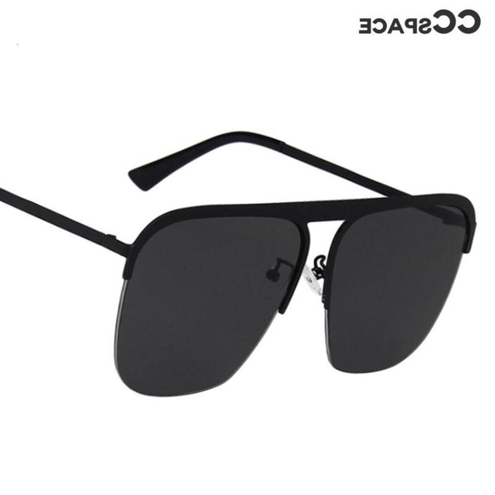 

sunglasses Fashionable sun frames Beam Women Single 49973 Sunglasses Men and Gradient Color Fashion Brand Designer Sunshade Uv400 Retro Glasses, Black