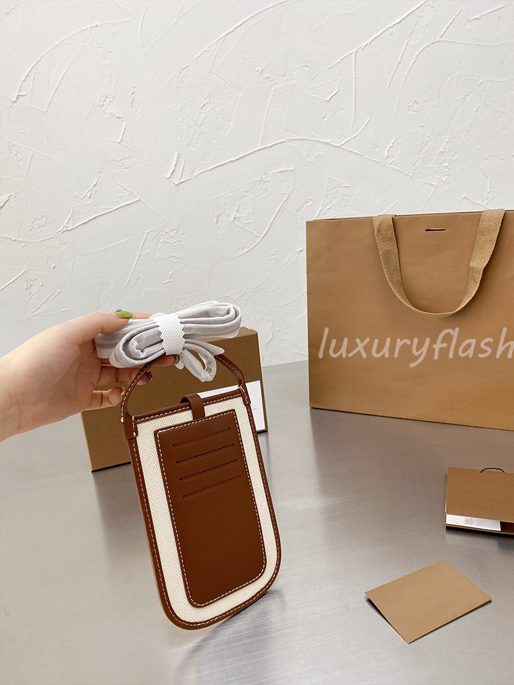 

Famous Designer MINI Canvas Phone Bag Special Cellphone Case Women Luxury Card Holder Casual Fashion Designers Crossbody Leather Purse Wallet, Not for sale;no pay