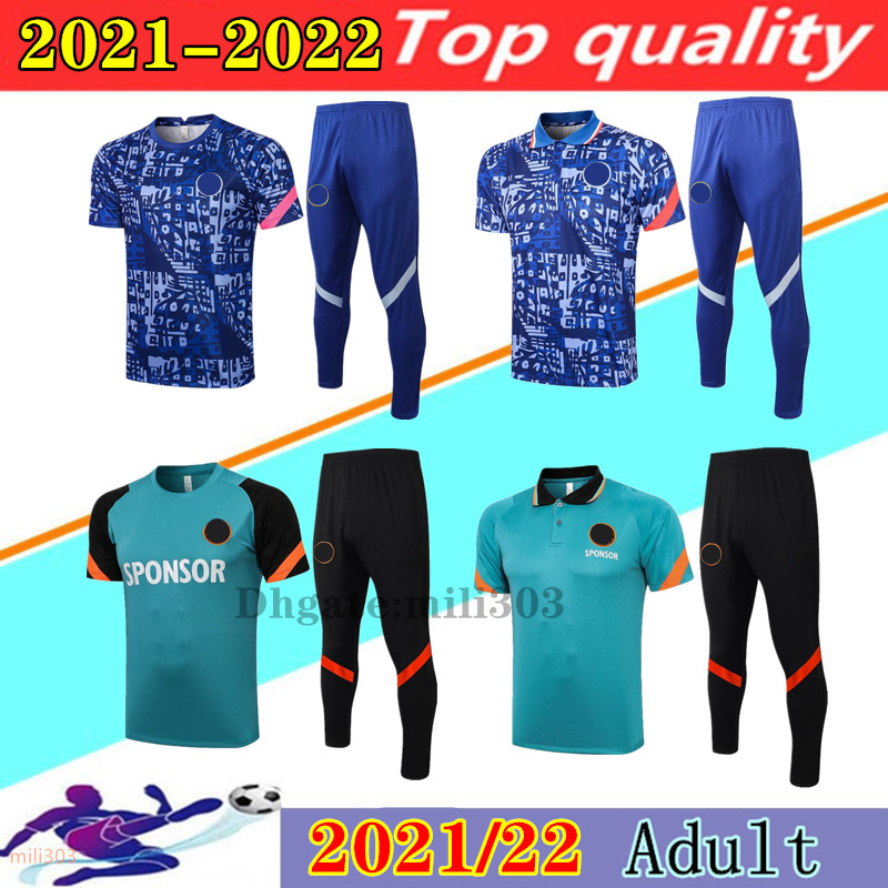 

2021 2022 WERNER HAVERTZ soccer jerseys CHILWELL ZIYECH Short sleeve polo shirt tracksuit 21 22 PULISIC KANTE MOUNT football kit training suit