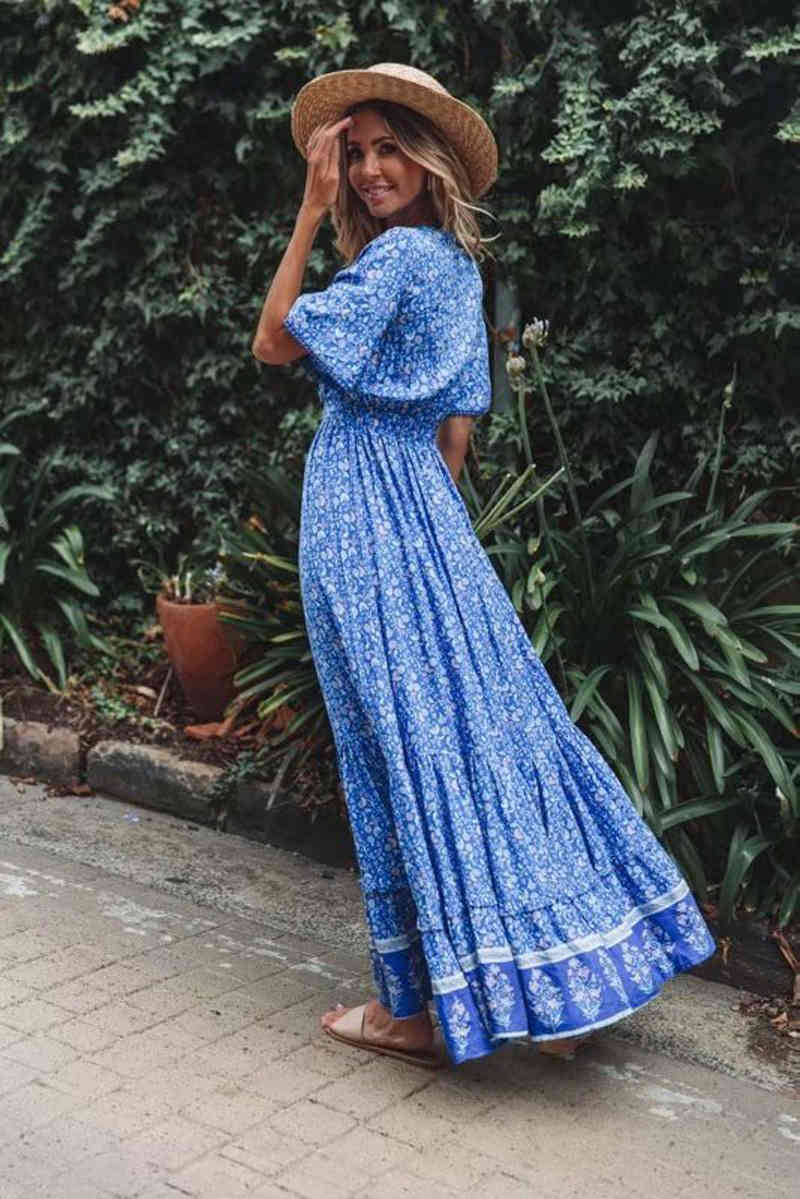 hippie maxi dress