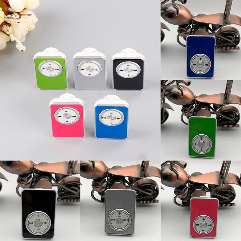 

Protable Mini Clips Mp3 Player Sports Portable Music Media Supports Micro SD TF Card Reader & MP4 Players