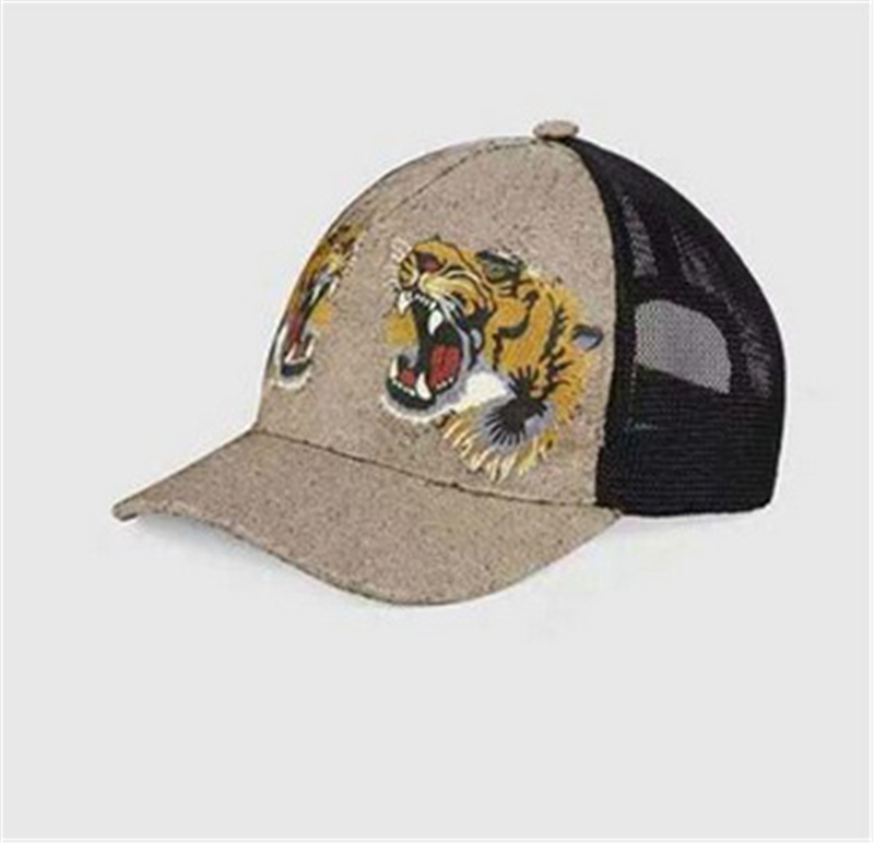 

2021 Designer Ball Caps Classic high quality snake tiger bee cat canvas featuring men baseball cap with box dust bag fashion women sun hat bucket hats, Blue;gray
