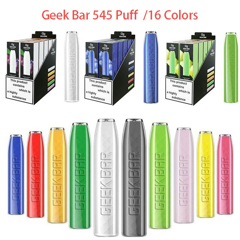 

Geek bar Disposable E Cigarette Pod Device Kit 575Puffs Prefilled Cartridge Vape Pen