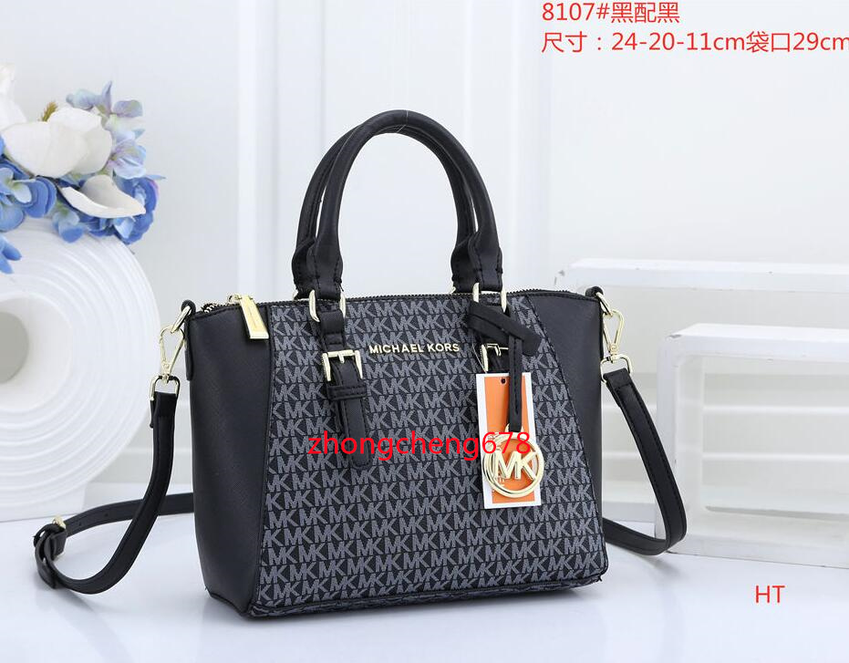 

008 michaelmkkors women's Leather chain bag handbag Shoulder Bag Envelope bag Crossbody bags Shopping Bags women messenger bags, Black;brown