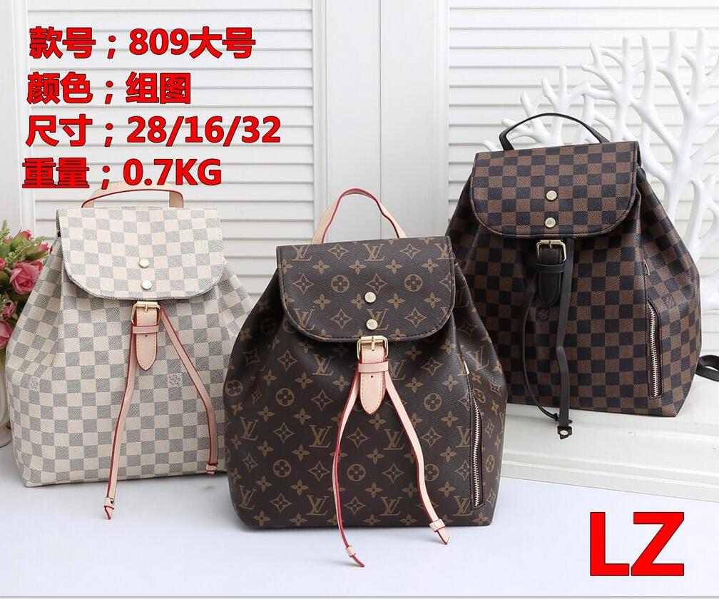 

Designers Handbag Travel Backpack Duffel bags School Mens Womens Purse PU Leather Shoulder Bag large cross body GGLVLouisVitton YSLVUTTON, Brown old flower