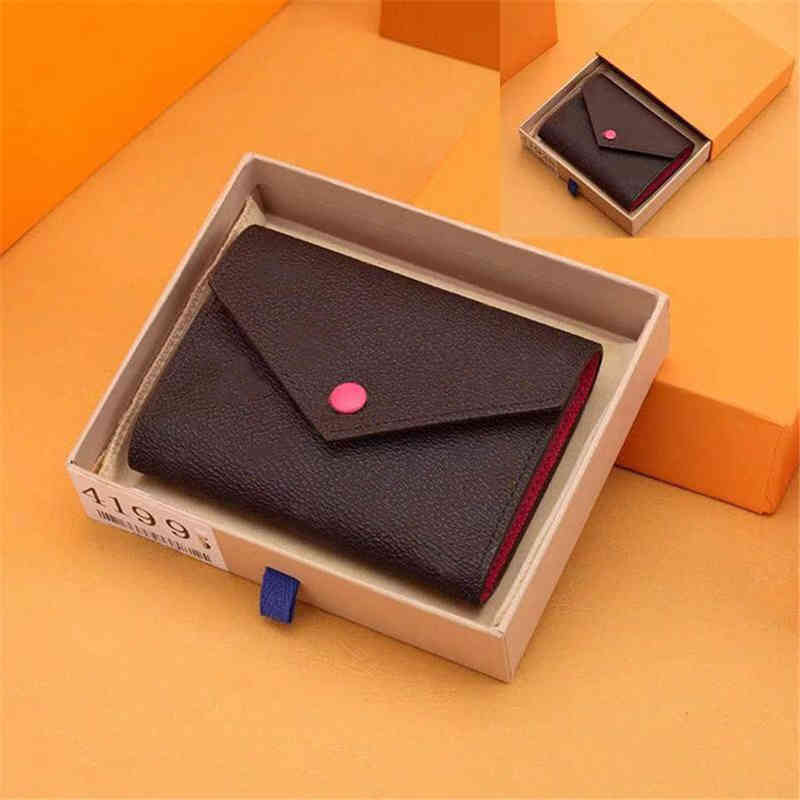 

evening bags fashion wallet wholesale women's multicolor coin wallet short color card holder original box classic zipper pocket holde r