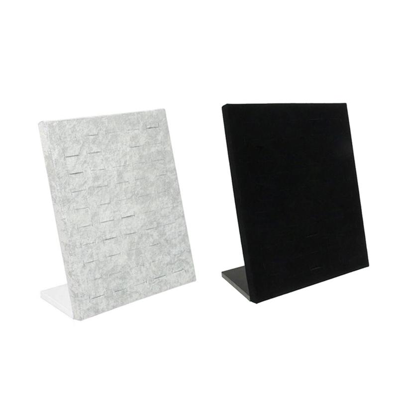 

Jewelry Pouches, Bags Ring Display Holder Stand For Store 50 Seat Rings Storage Wall Jewellry Organizer Rack
