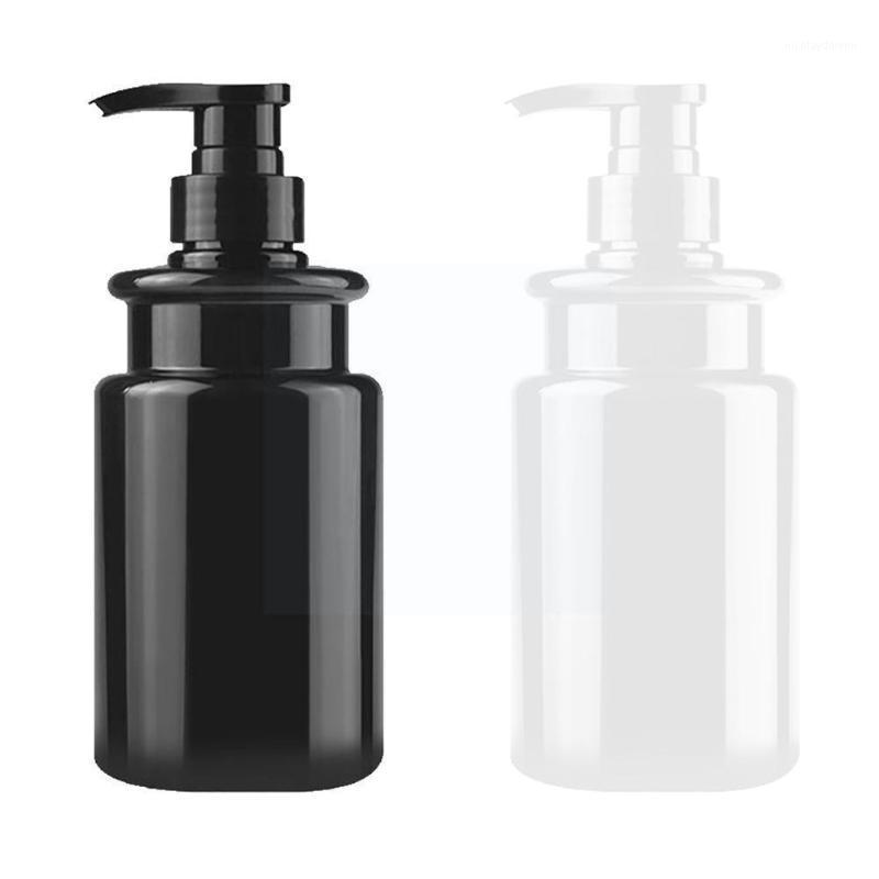 

Storage Bottles & Jars 300/500ml Soap Dispenser Shampoo Bottle Bathroom Shower Refillable Press Lotions Refilled N2 Gel Pump Shampo B4h7