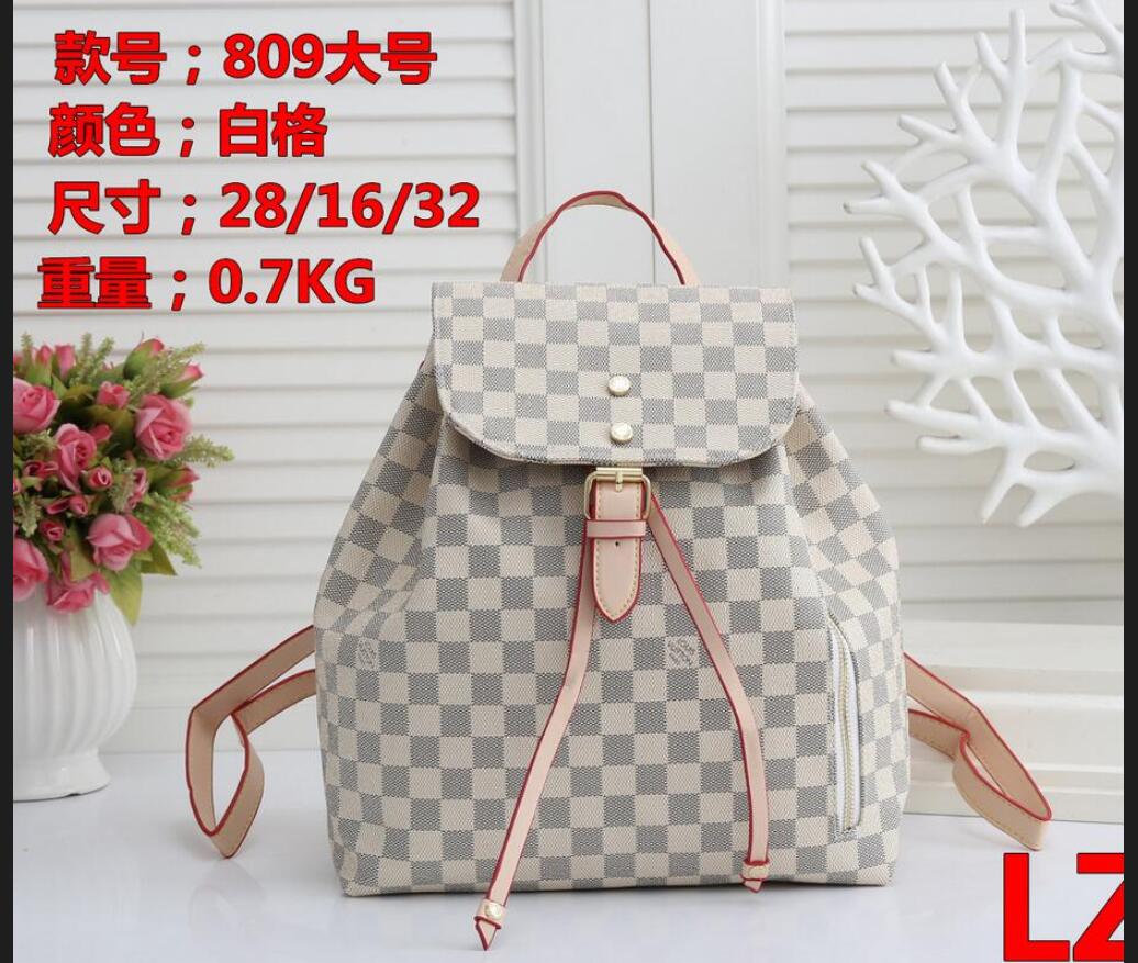 

1- LV LOUIS 1 VITTON Backpack Luxurys Designers Bags Lady Genuine Leather Backpacks Women school bag Satchel Shoulders Bag, Golden;silver