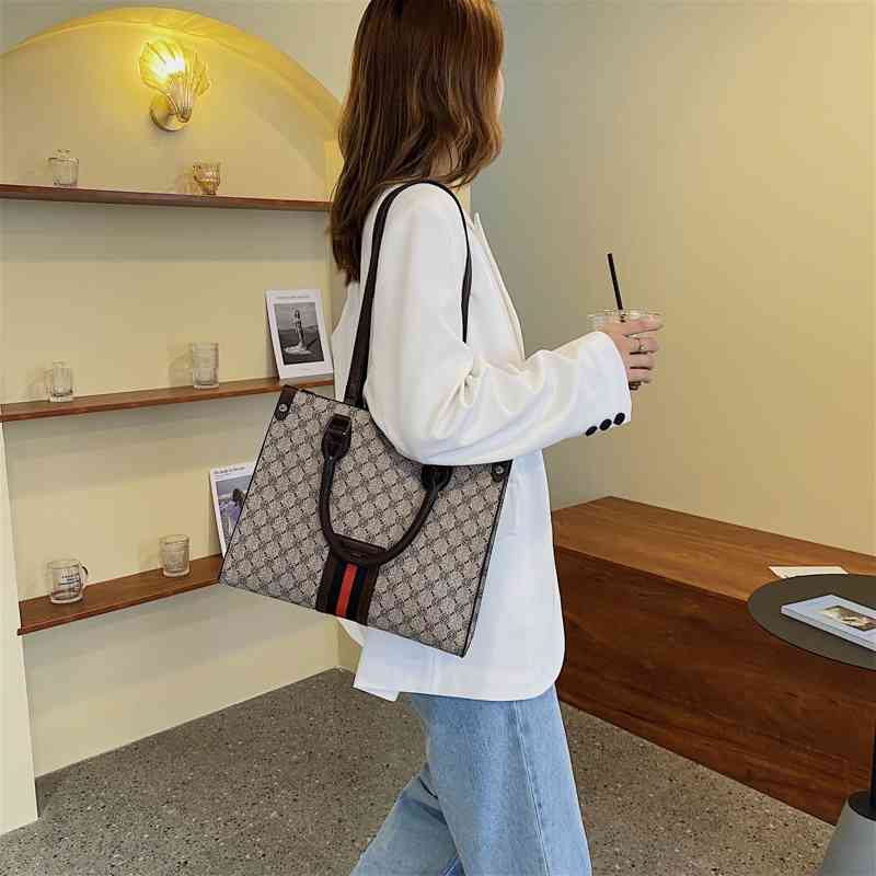 

80% Off Underarm bag women's autumn new fashion versatile tote large capacity one shoulder hand Handbags, Coffee trumpet