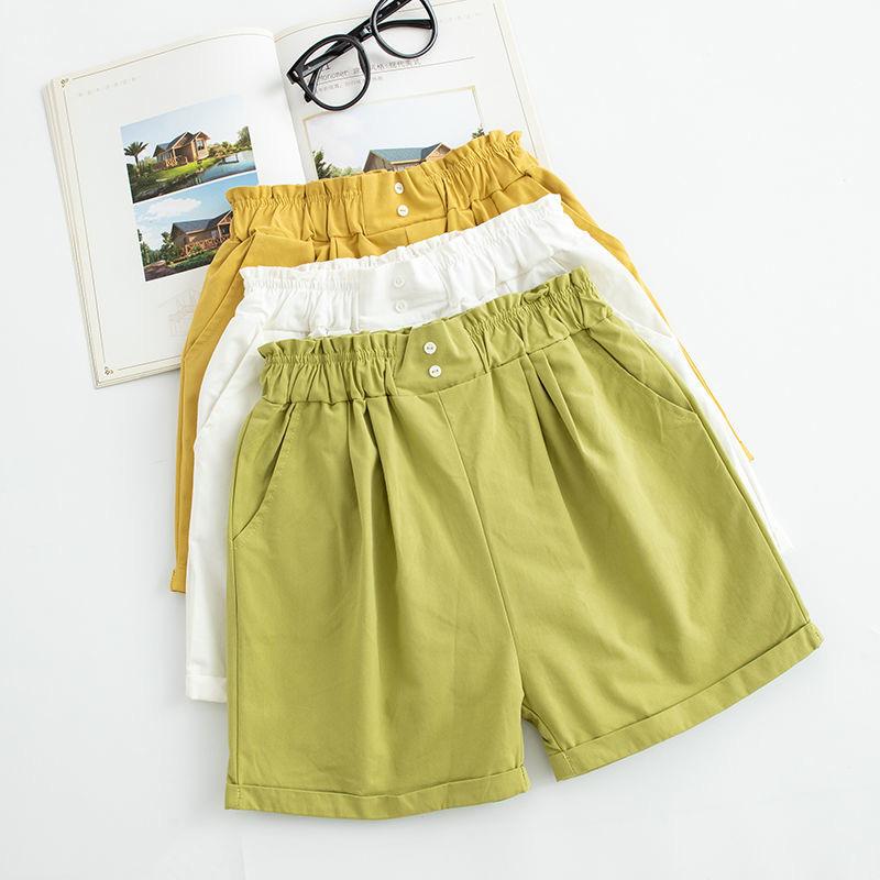 

Shorts EACHIN Grils Summer 3 Color Kids Cotton Boardshorts Children Pants Loose Elastic Waist Gril Casual Trousers, Black