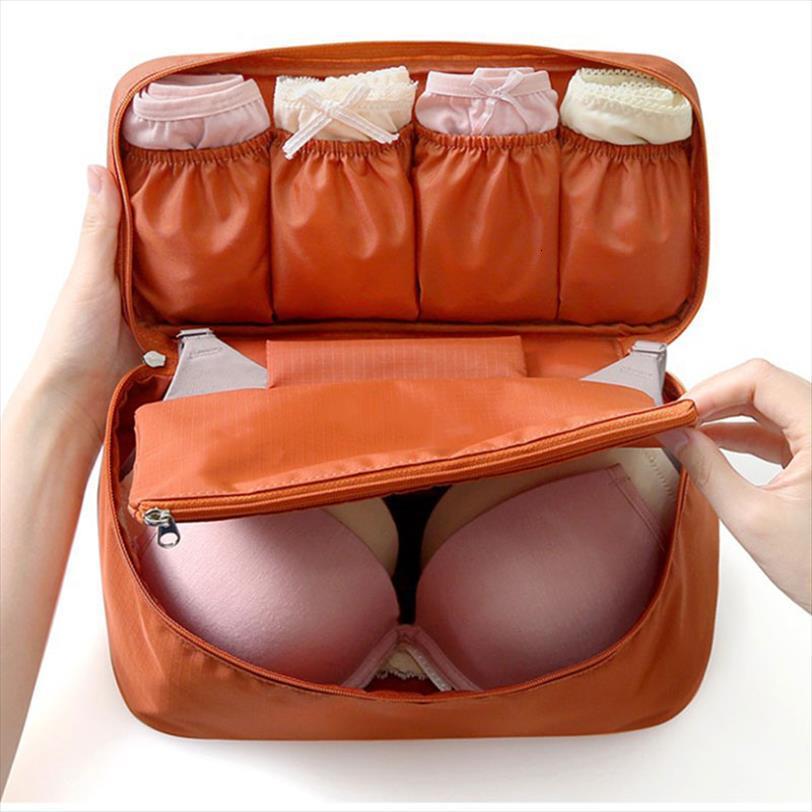 

portable bra storage waterproof underwear cosmetic bags socks case box home bras protect clothes organizer container travel nin668