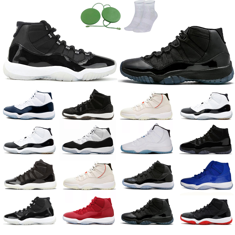 

11s fashion basketball shoes man PRM Heiress Midnight Navy blue 72-10 gym red space jam Tint Prom Night Legend Concord 45 23 Bred High Gamma 25th Anniversary athletic