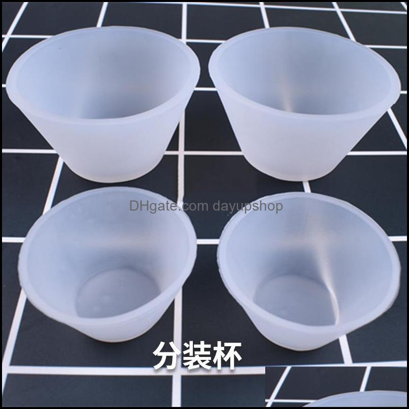 

Testers & Measurements Jewelry Tools Equipment Mini Sile Cups Color Mixing Cup Flexible Rubber Uv Resin Washable Epoxy 156 W2 Drop Delivery