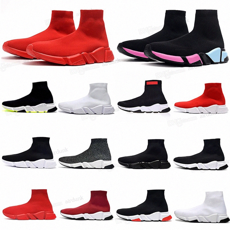 

2021 Hottest Selling Original balencaiga balanciaga balenciaca Paris shoes Women Men casual Sock 1.0 Walking Shoe triple Black White royal beige Red Speed Lace Socks, I need look other product