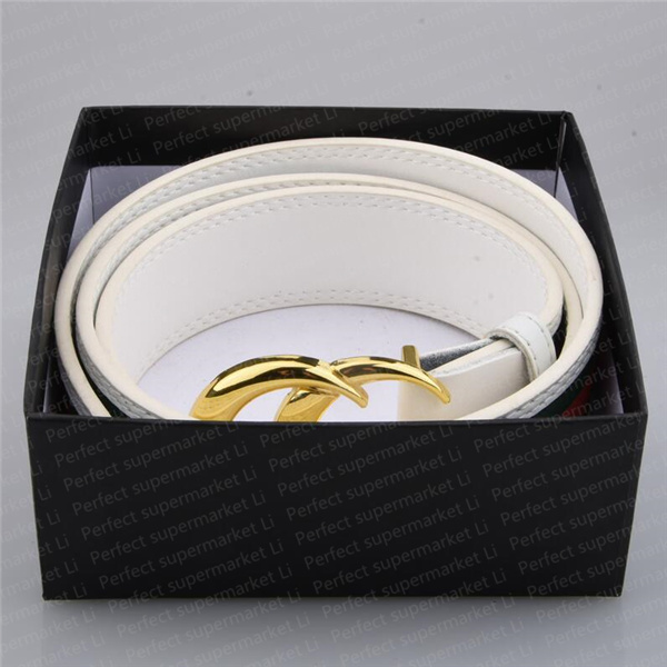 

High Quality fashion Men belt womens big gold buckle Genuine Leather black and white color Cowhide For With box, Black;brown