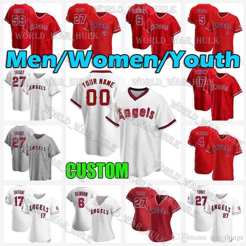 

Los Angeles Mike Trout Jersey Anthony Rendon Shohei Ohtani Andrelton Simmons Albert Pujols Justin Upton Angels 2021 Season Baseball Jerseys, Blue;black