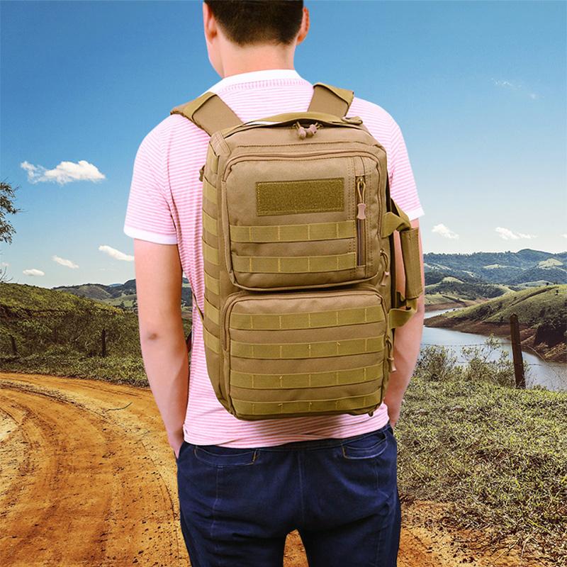 Duffel Bags Molle System Military Tactical Camping Hiking Travel High Quality Oxford Backpacks Climbing Camouflage Handbag XA273F-image-703941461