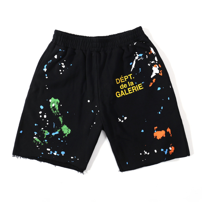 

shorts fgss men's wear | summer fashion brand floral print tassel beach loose cotton sports pants, White;black