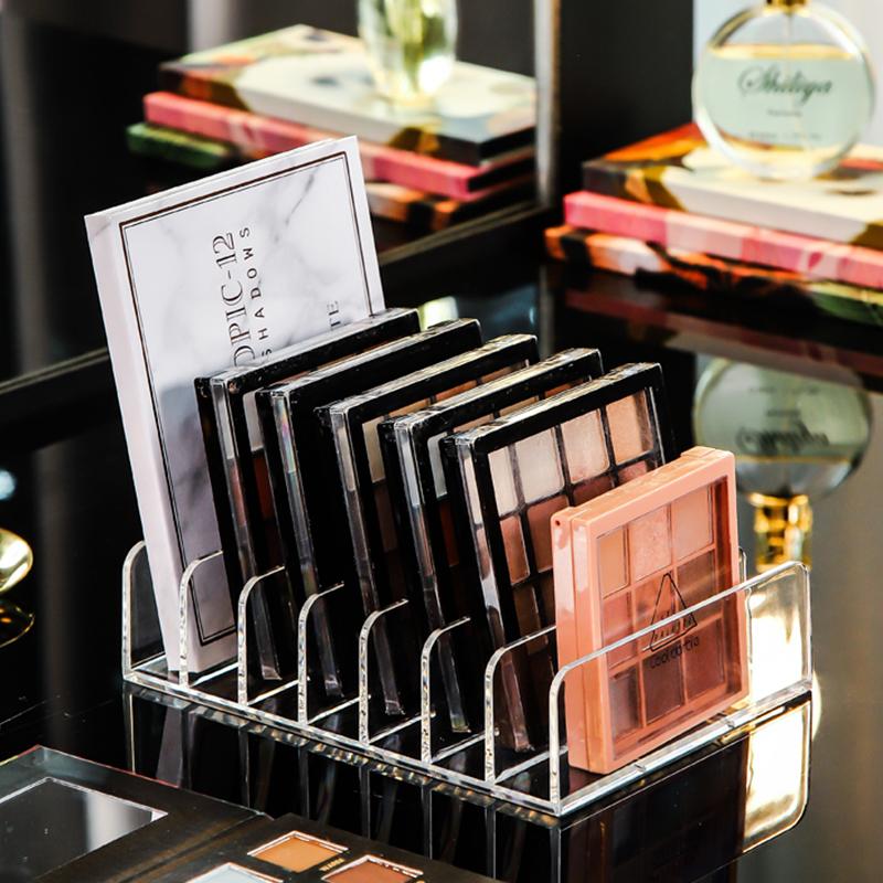 

Storage Boxes & Bins 7 Grids Clear Eyeshadow Organizer Drawer Organization Divider Makeup Box