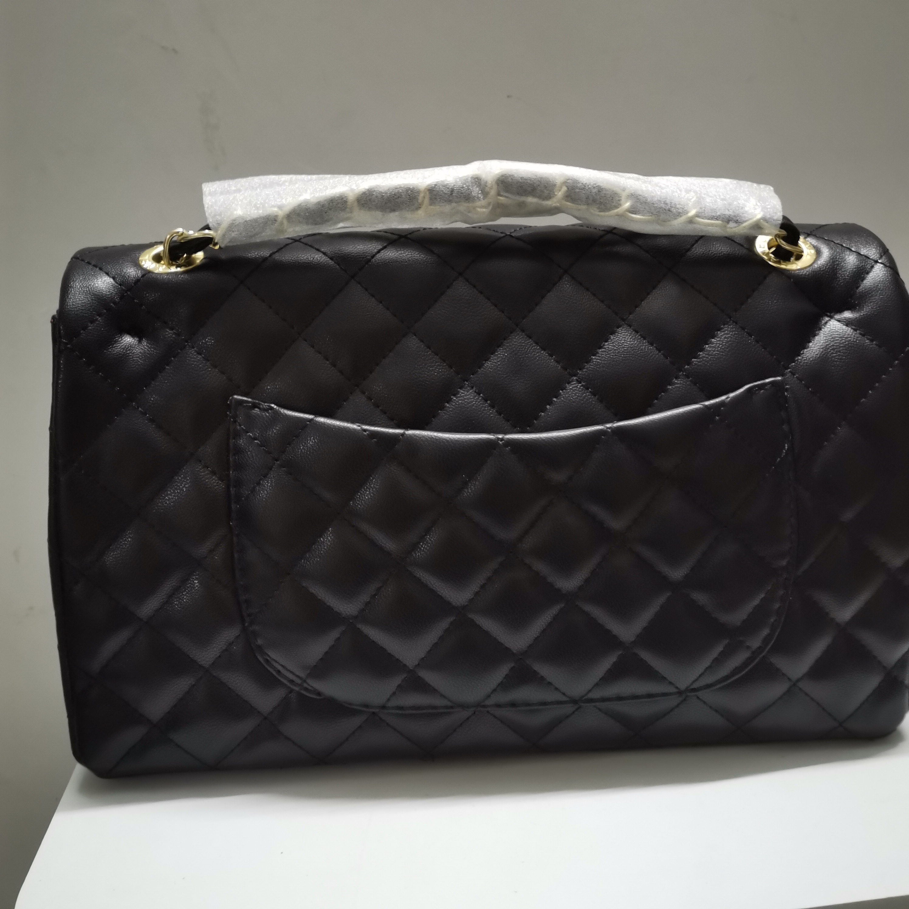 

lulu Brand Fashion Vintage c Handbags Womens C bags Designer Handbags for Women Leather black white red Chain Bag Lychee pattern Cross body Shoulder Bags, Color