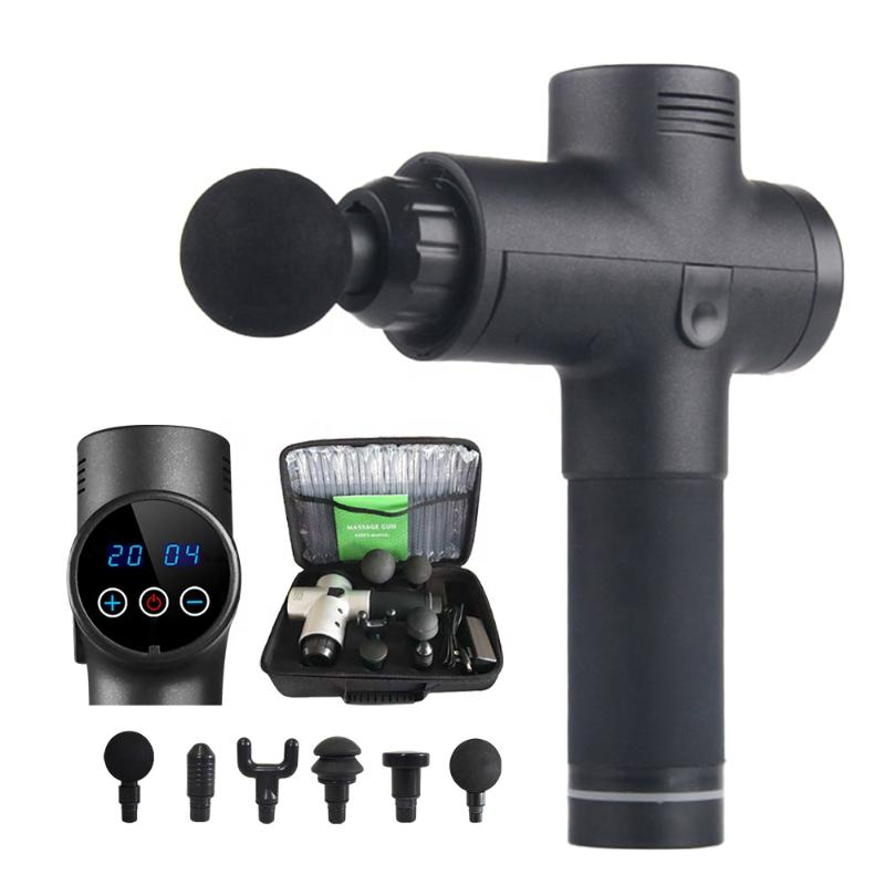 Smart Home Control 2021 20 Speed Customizable Logo Hign Vibrating Theragun Tools Fascia Body Sport Muscle Massage Gun-image-710208889