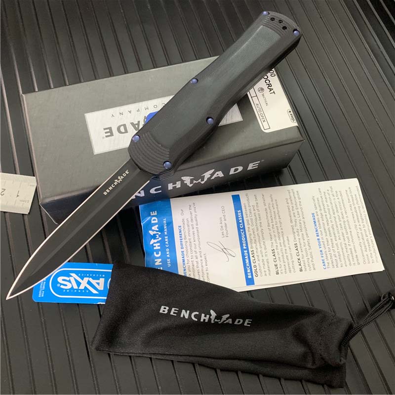 

BENCHMADE BM 3400 (Autocrat) Automatic knife Double-Edge S30V Blade Outdoor Camping EDC 940 3300 3310 3350 3400 535 UTX85 knife