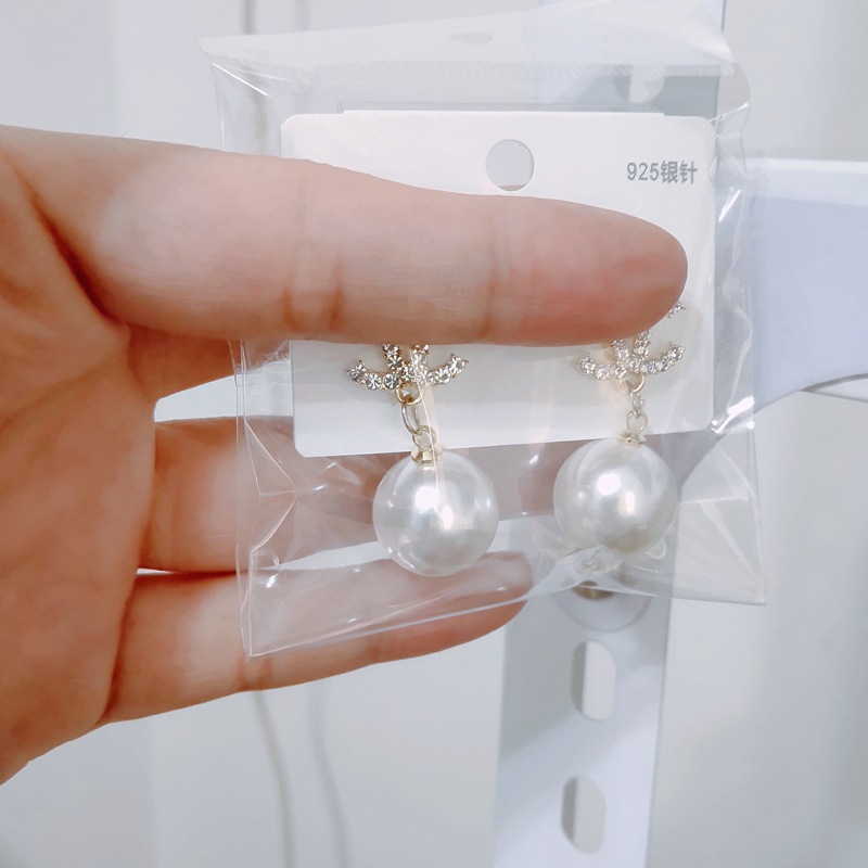 

high quality Back designer 18K Gold fashion Earring Jewelry love Heart brand Women Charm Earrings Stud For Woman hoop jewerly Big 2021, Silver