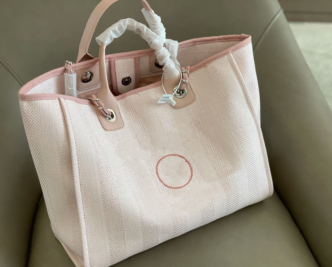 

Wholesale 2021 Very nice French fashion shopping bags classic leather canvas beach bag large capacity and high quality High-end brand, Customize