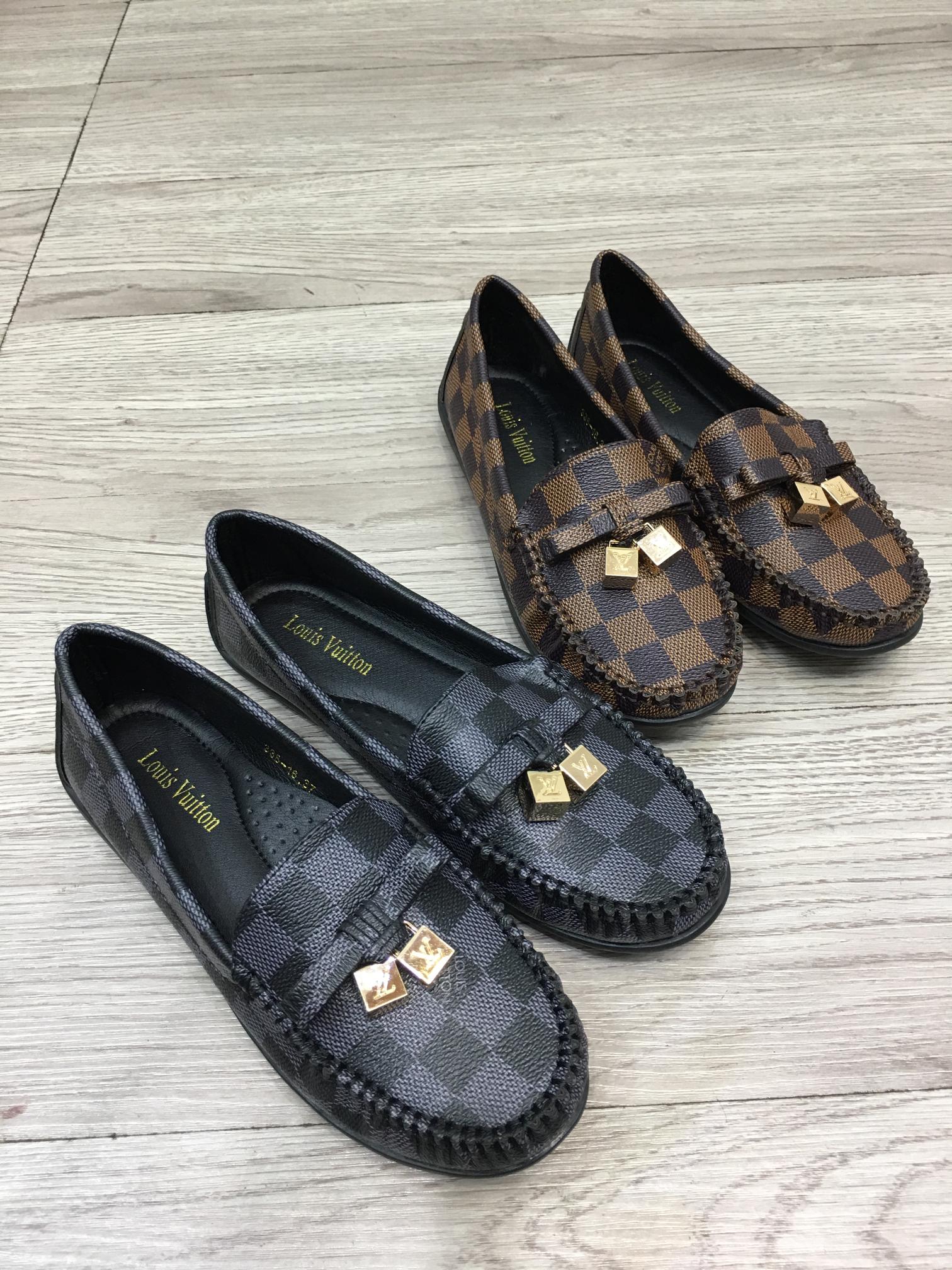 

Summer women sandal real leather women's sandals LV LOUIS gg VITTON mk, Black