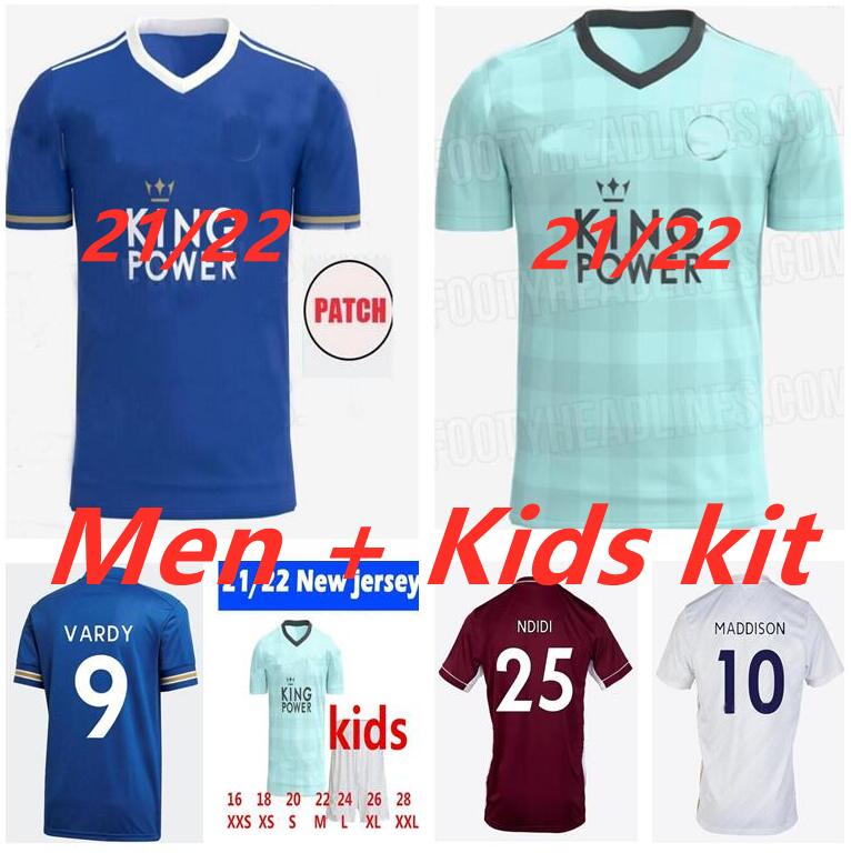 

Fofana soccer jersey 20 21 22 Leicester football shirt 2021 2022 away blue VARDY AYOZE camiseta NDIDI MADDISON Castagne maillot de foot unif, Black;yellow