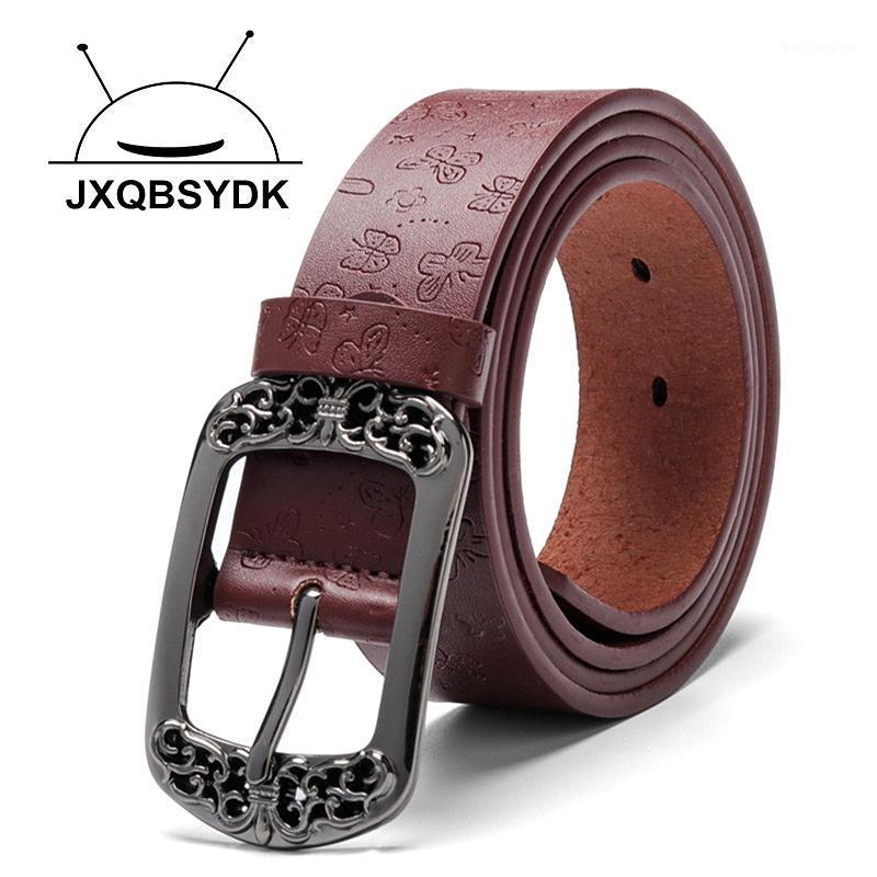 

Belts JXQBSYDK Vintage Style Design High Quality Leather For Women Pin Buckle Strap, Black;brown