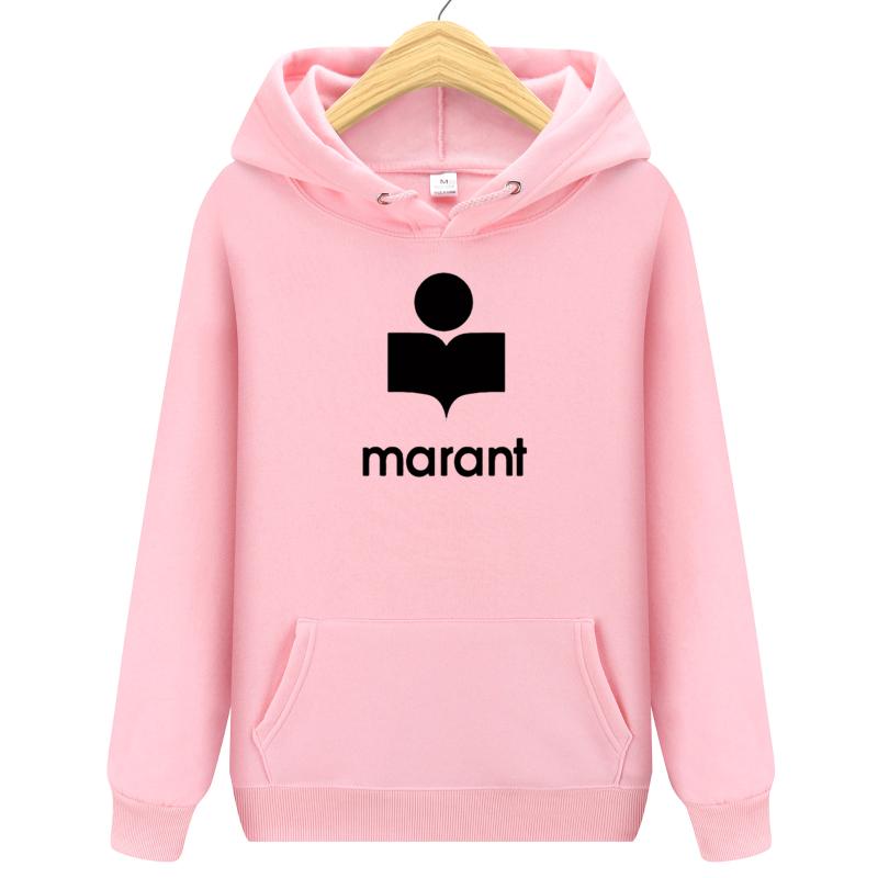 

Hoodies Sweatshirts Women Unisex Couple Men' Marant Casual Streetwear Hooded Loose Pullovers Tracksuit Tops Female Oversize Hoodie KWFA, Apricot 1