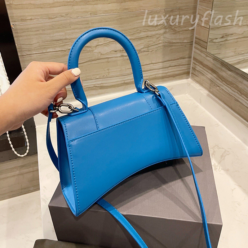

Latest Arrival Hourglass Bag Women Designers Handbags Summer Color Cowhide Leather Handle Tote Luxurys Fashion Handbags Crossbody Purses, Box(not sale separately)