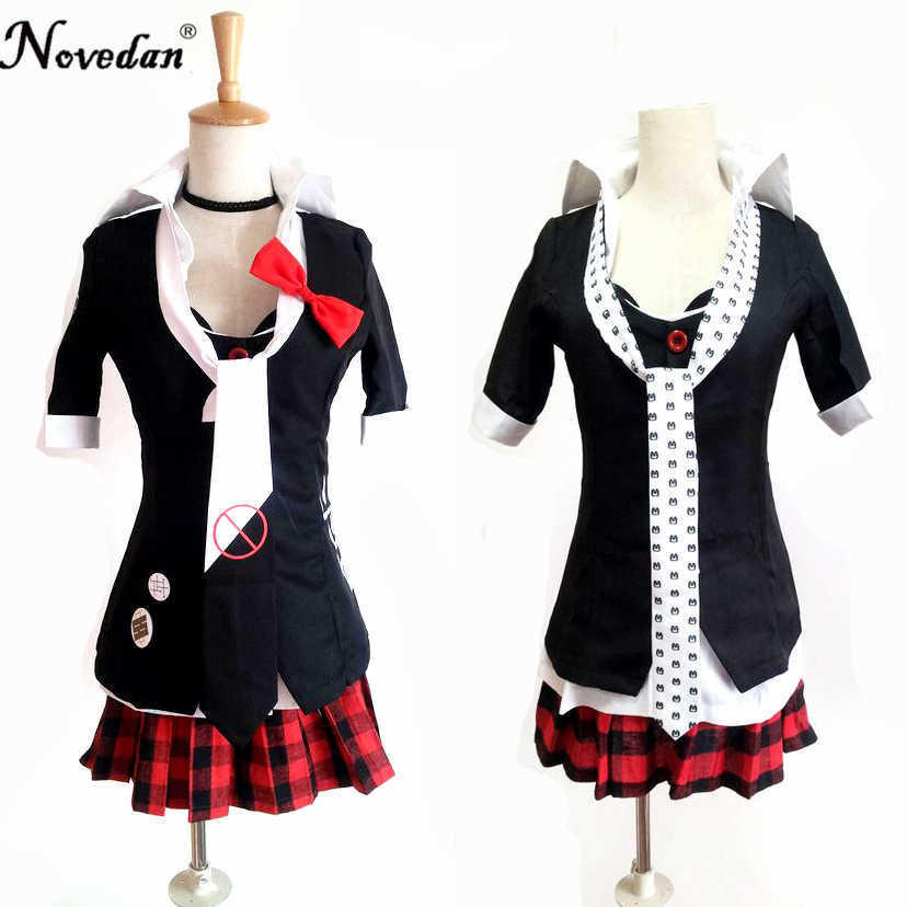 

Danganronpa Cosplay Anime Junko Enoshima Emboitement Inushio Kimuchi Dangan Ronpa Trigger Happy Havoc Cosplay Costume G0913, Style 2