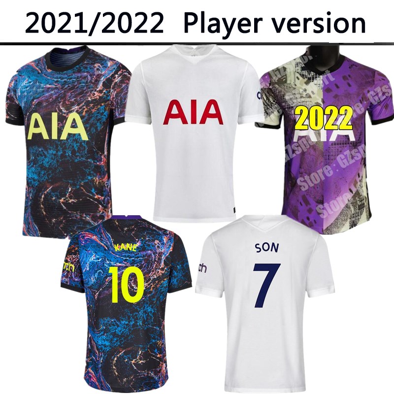 

21 22 DELE SON Player version TOTTENHAM BALE KANE soccer jersey HOJBJERG BERGWIJN LO CELSO SPURS 2021 2022 LUCAS football shirts uniforms