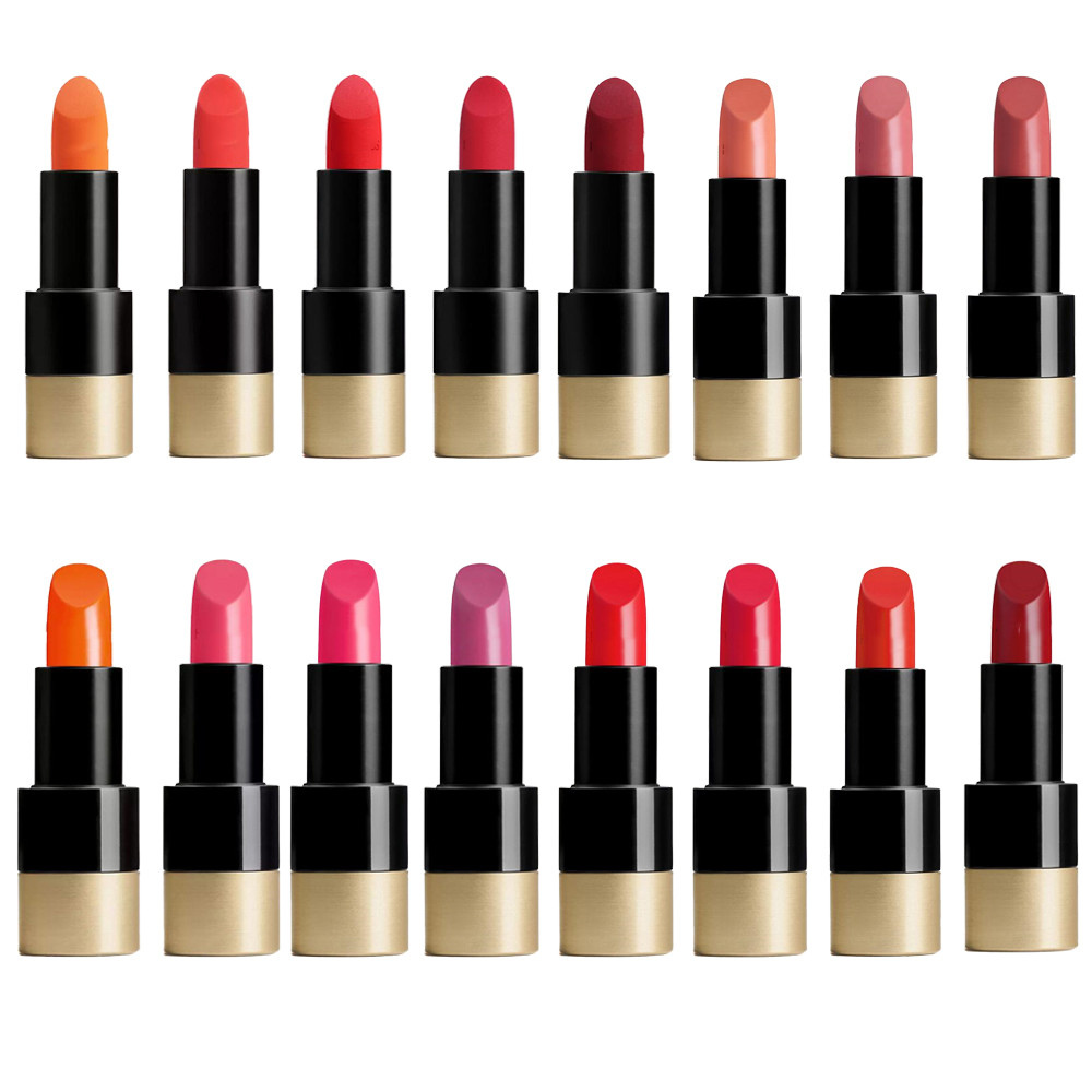 

EPACK 3pcs Top Quality Brand Satin Lipstick Rouge Matte Lipsticks Made In Italy 3.5g A Levres Mat 14 Colors With Handbag Dropshipping