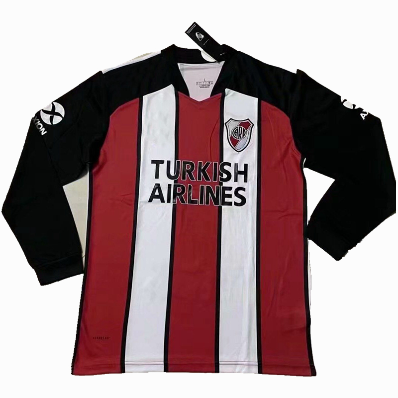 

2021 River Plate Long sleeve Soccer Jerseys QUINTERO PRATTO BORRE CARRASCAL 3rd 20 21 22 football full shirt, Black;yellow