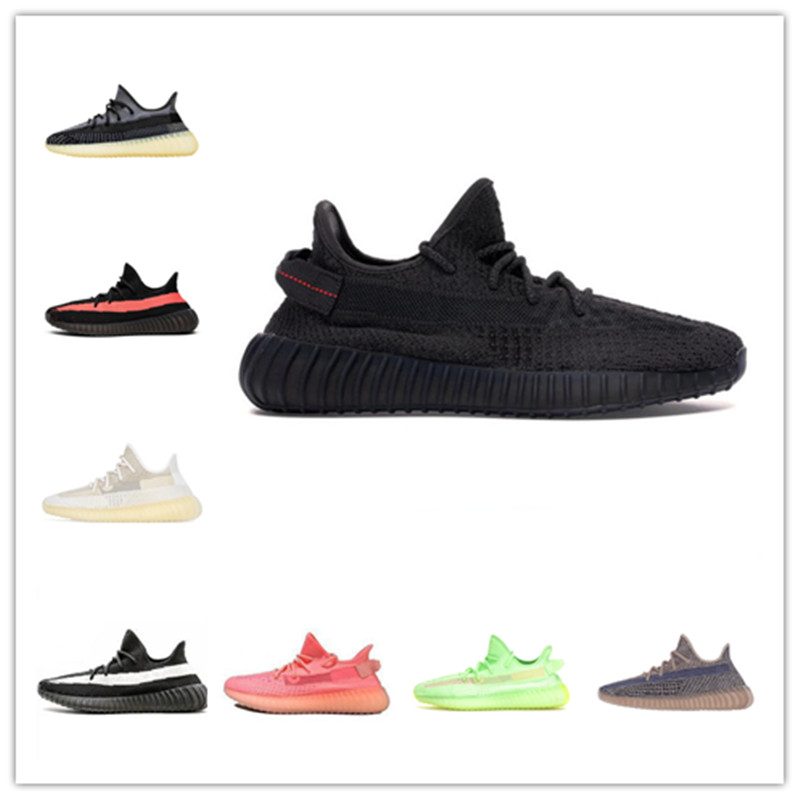 

2021 Top Quality Static Shoes Cinder Reflective Israfil Desert Sage Earth Tail Light Zebra Womens Mens Size 13 With Box, Black