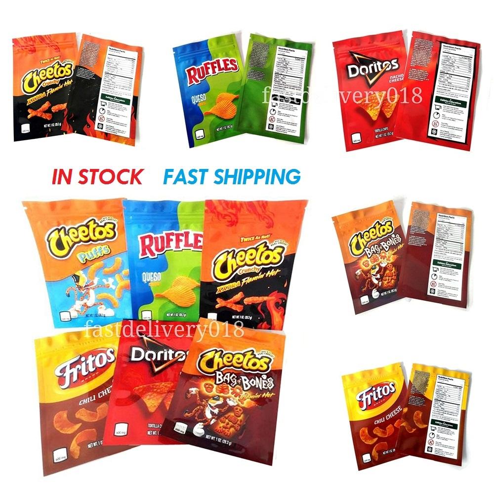 

Empty CHEETOS Mylar Bag 600mg Pouch Edibles Zipper Smeproof Storage Retail Bags for Dry Herb Tobacco Flower Medibles Resellable Smellproof
