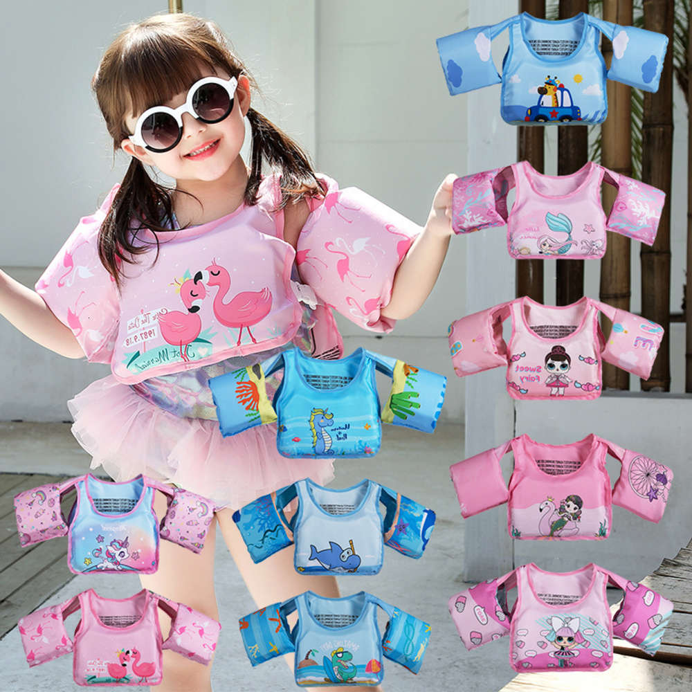 

Swimming ring Cartoon children's swimsuit arm floating circle life jacket water sleeve buoyancy vest swimming