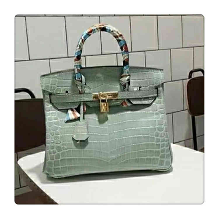 Sacs à main de marque de mode crocodile birkins 2022 sac de motif portable épaule simple messager haut cuir polyvalent